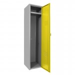 Locker metálico dual grande - 1 puerta amarillo